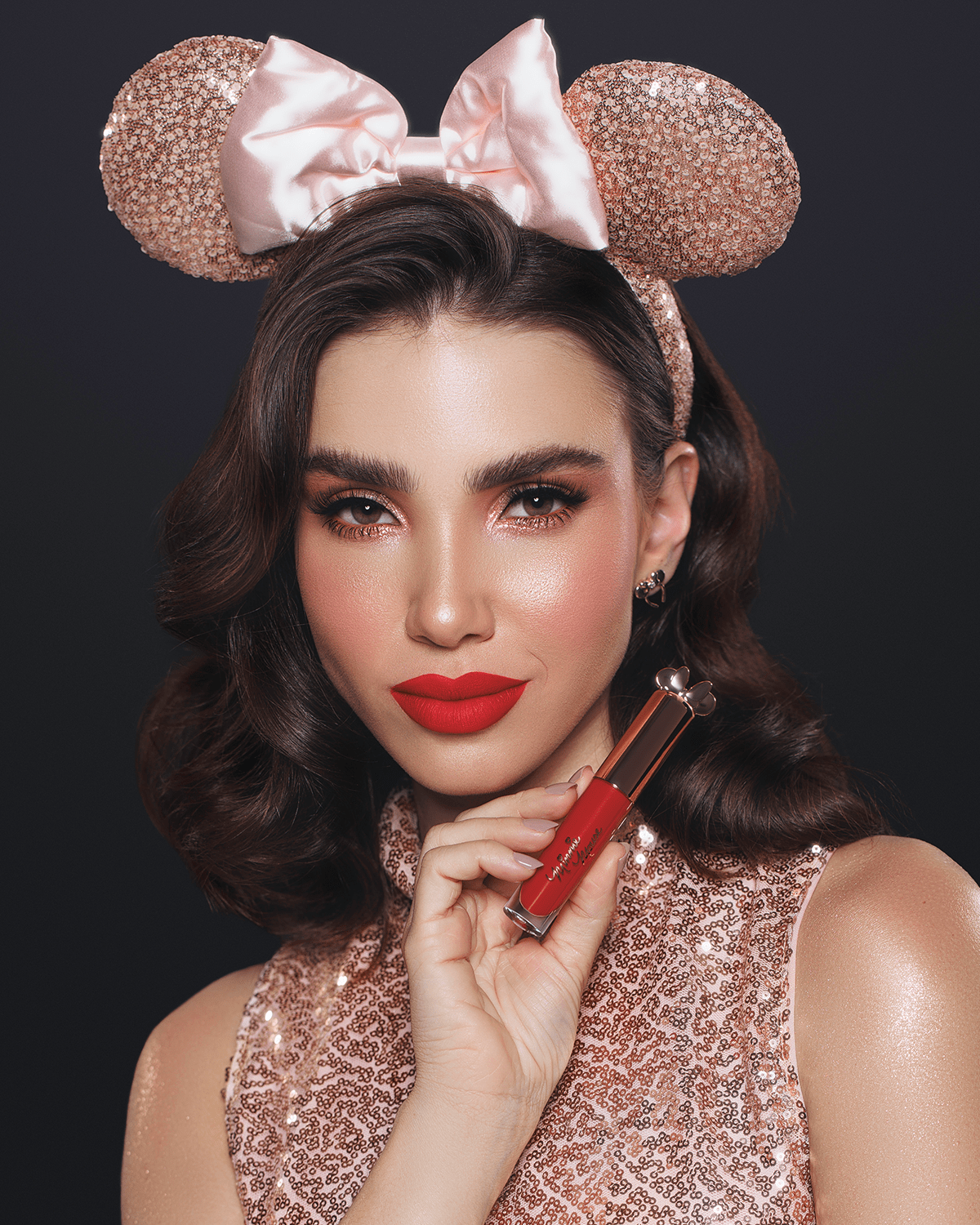 Batom líquido - Minnie Mouse | Bruna Tavares