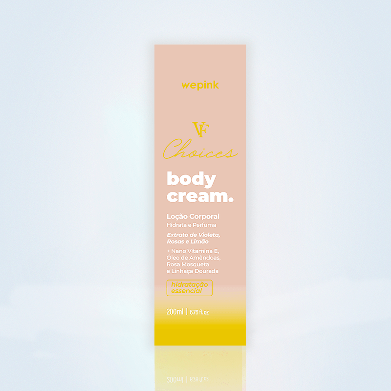 Body Cream VF Choices Desodorante Hidratante 200ml - Wepink