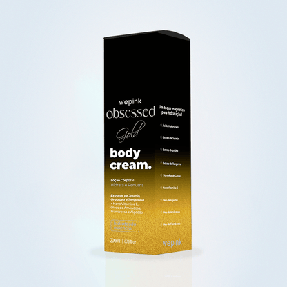 Body Cream Obsessed Gold Desodorante Hidratante 200ml - Wepink