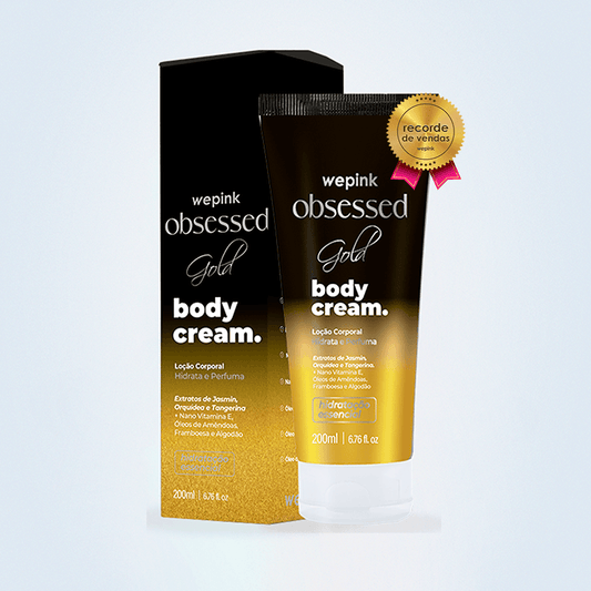 Body Cream Obsessed Gold Desodorante Hidratante 200ml - Wepink