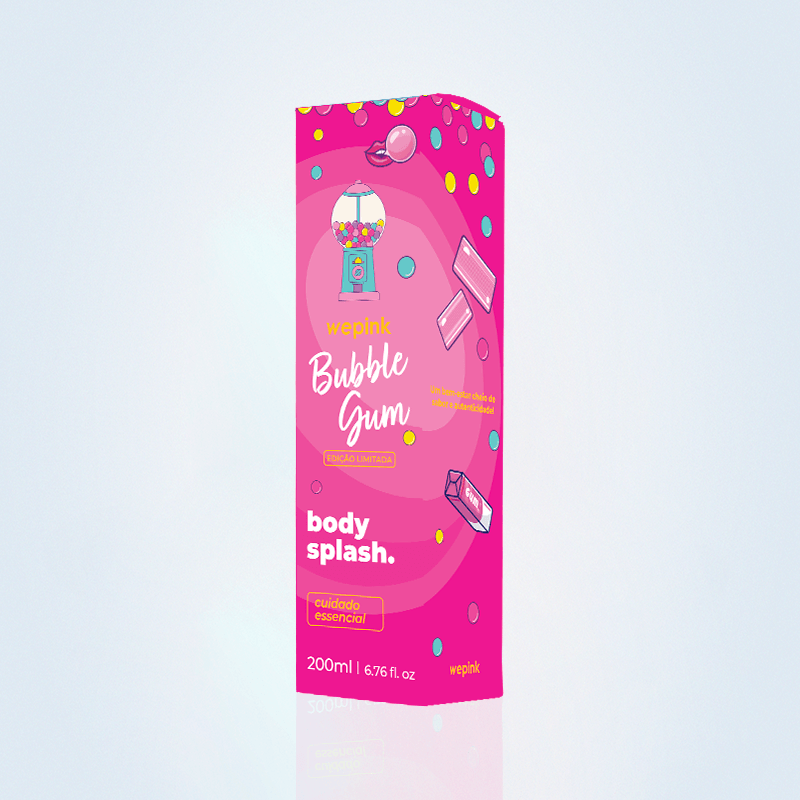 Body Splash Bubble Gum Desodorante Colônia 200ml - Wepink