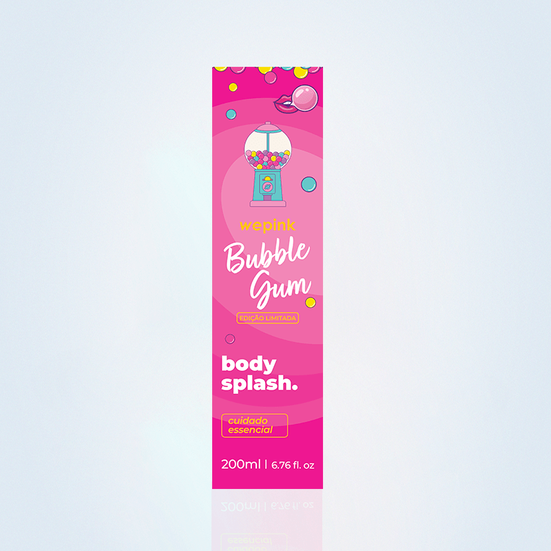 Body Splash Bubble Gum Desodorante Colônia 200ml - Wepink