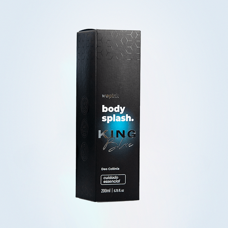 Body Splash King Blue Desodorante Colônia 200ml – Wepink