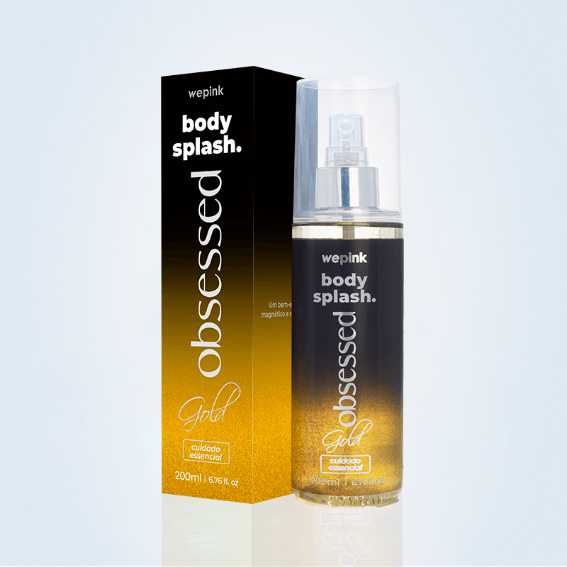 Body Splash Obsessed Gold Desodorante Colônia 200ml - Wepink