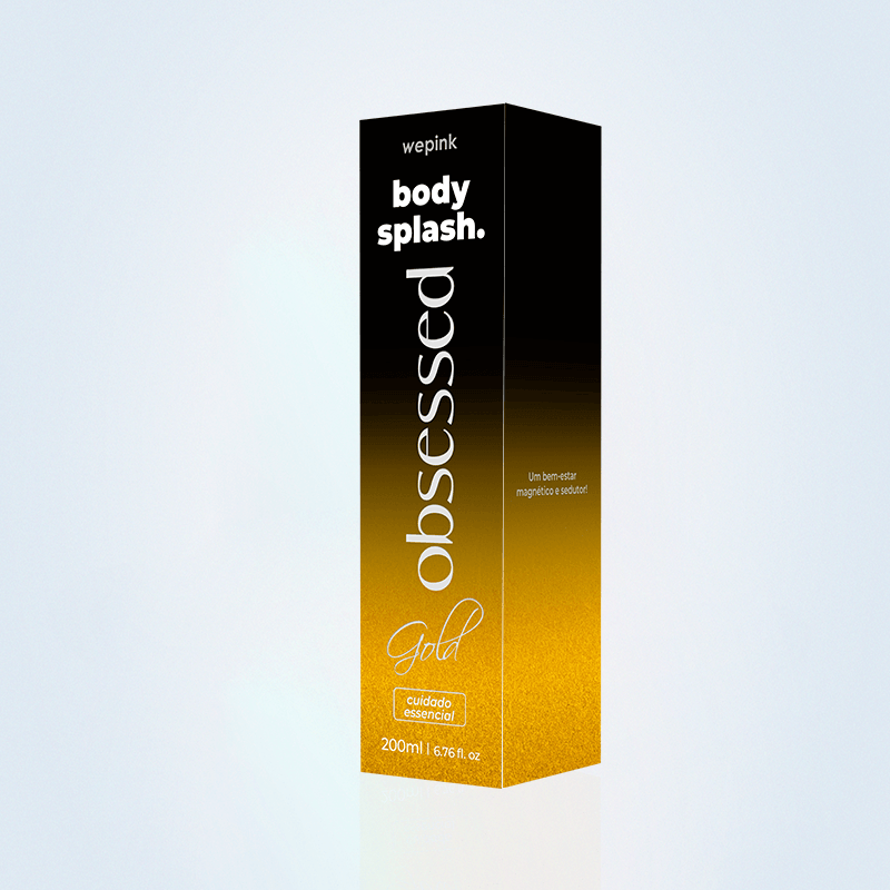 Body Splash Obsessed Gold Desodorante Colônia 200ml - Wepink