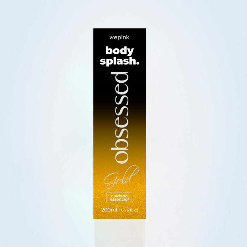 Body Splash Obsessed Gold Desodorante Colônia 200ml - Wepink