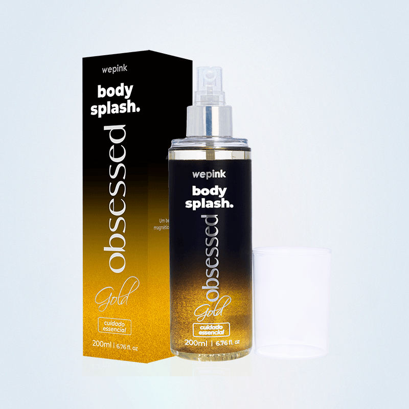 Body Splash Obsessed Gold Desodorante Colônia 200ml - Wepink