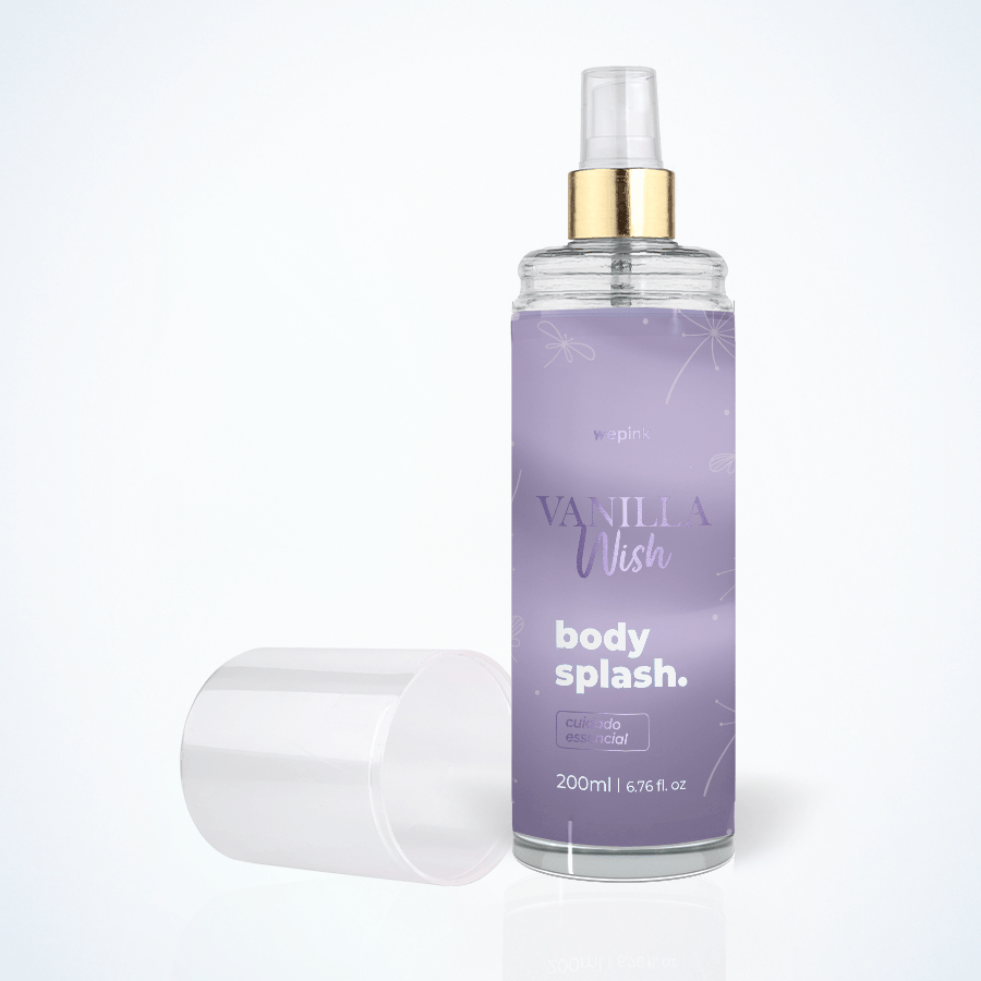 Body Splash Vanilla Wish Desodorante Colônia 200 ml - Wepink