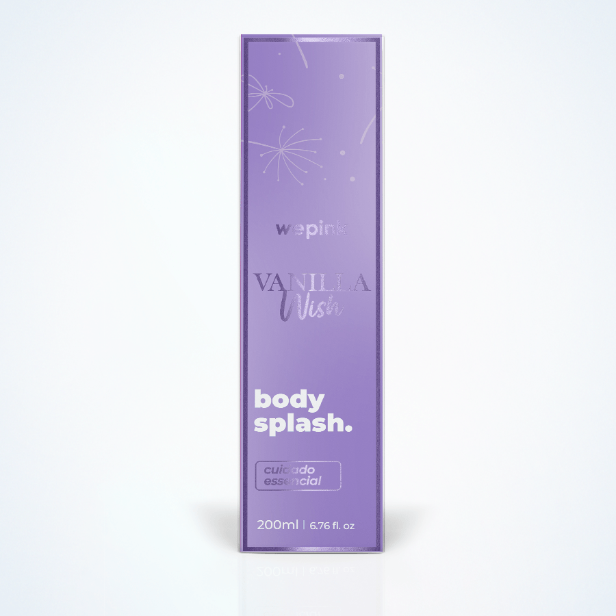 Body Splash Vanilla Wish Desodorante Colônia 200 ml - Wepink