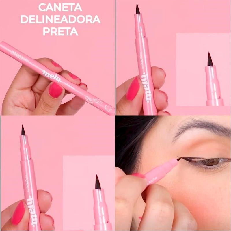 Caneta Eyeliner - Longa Duração | Melu by Ruby Rose