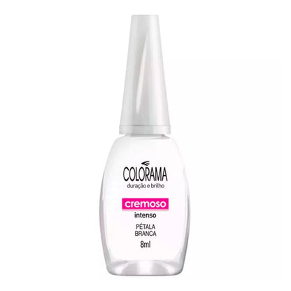 Verniz Básico Cremoso - Pétala Branca 8ml | Colorama