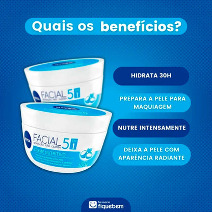 Creme Nutritivo Facial 5 em 1  | Nivea