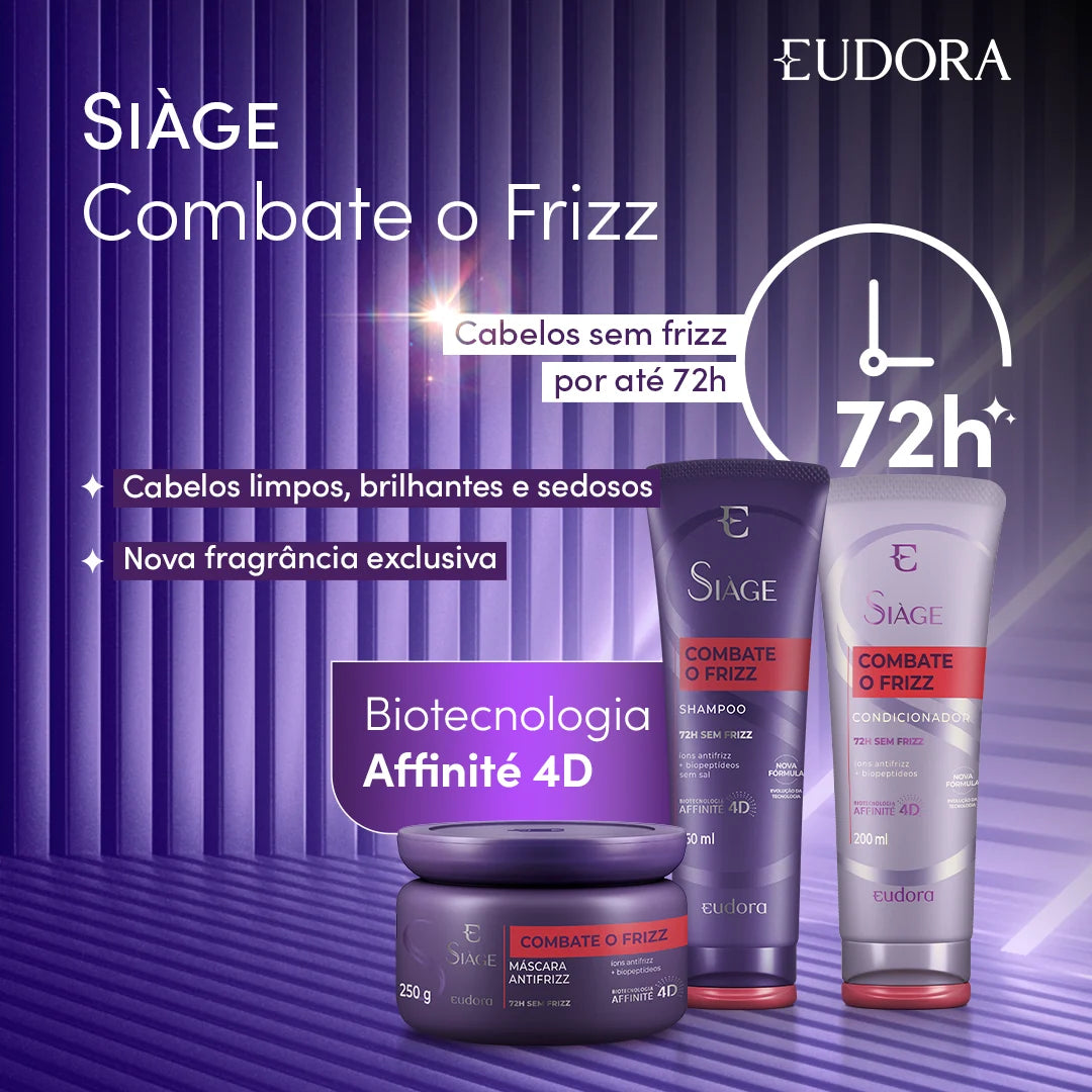 Creme de Pentear - Defrizante Siàge Combate o Frizz 100ml | Eudora