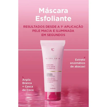 Esfoliante - Máscara Enzimática 75g | Eudora Niina Secrets Skin