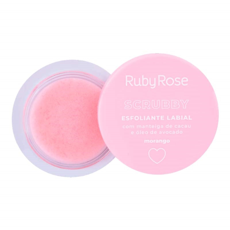 Esfoliante Labial - Scrubby Morango | Ruby Rose