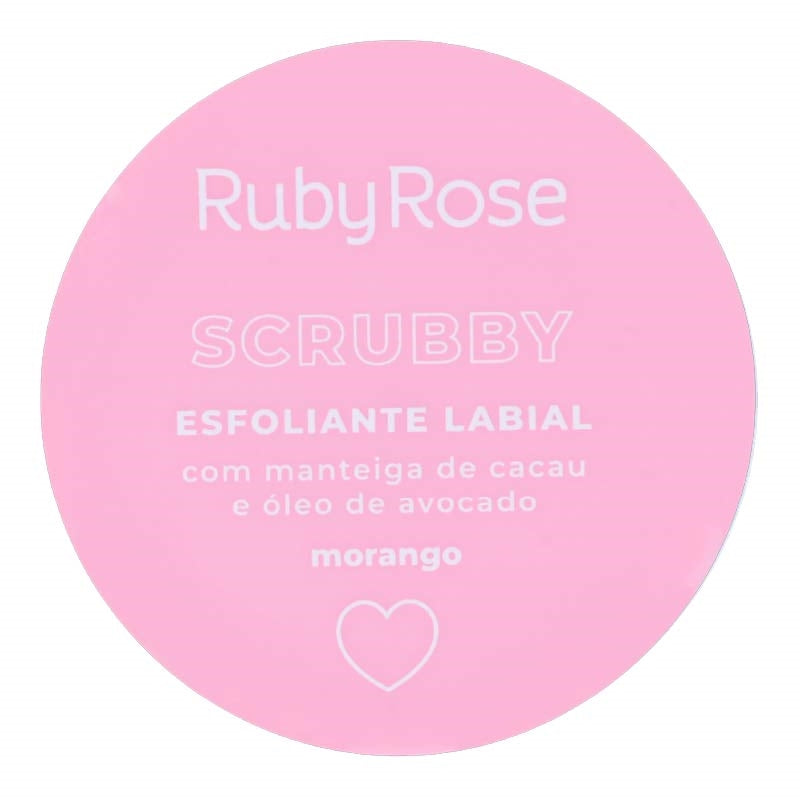 Esfoliante Labial - Scrubby Morango | Ruby Rose