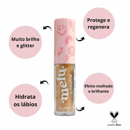 Gloss Labial Brilhante - Banoffee | Melu by Ruby Rose