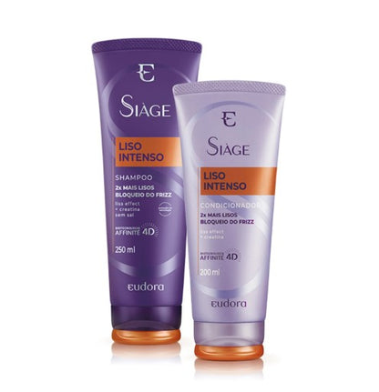 Shampoo e Condicionador - Siàge Liso Intenso 450ml | Eudora