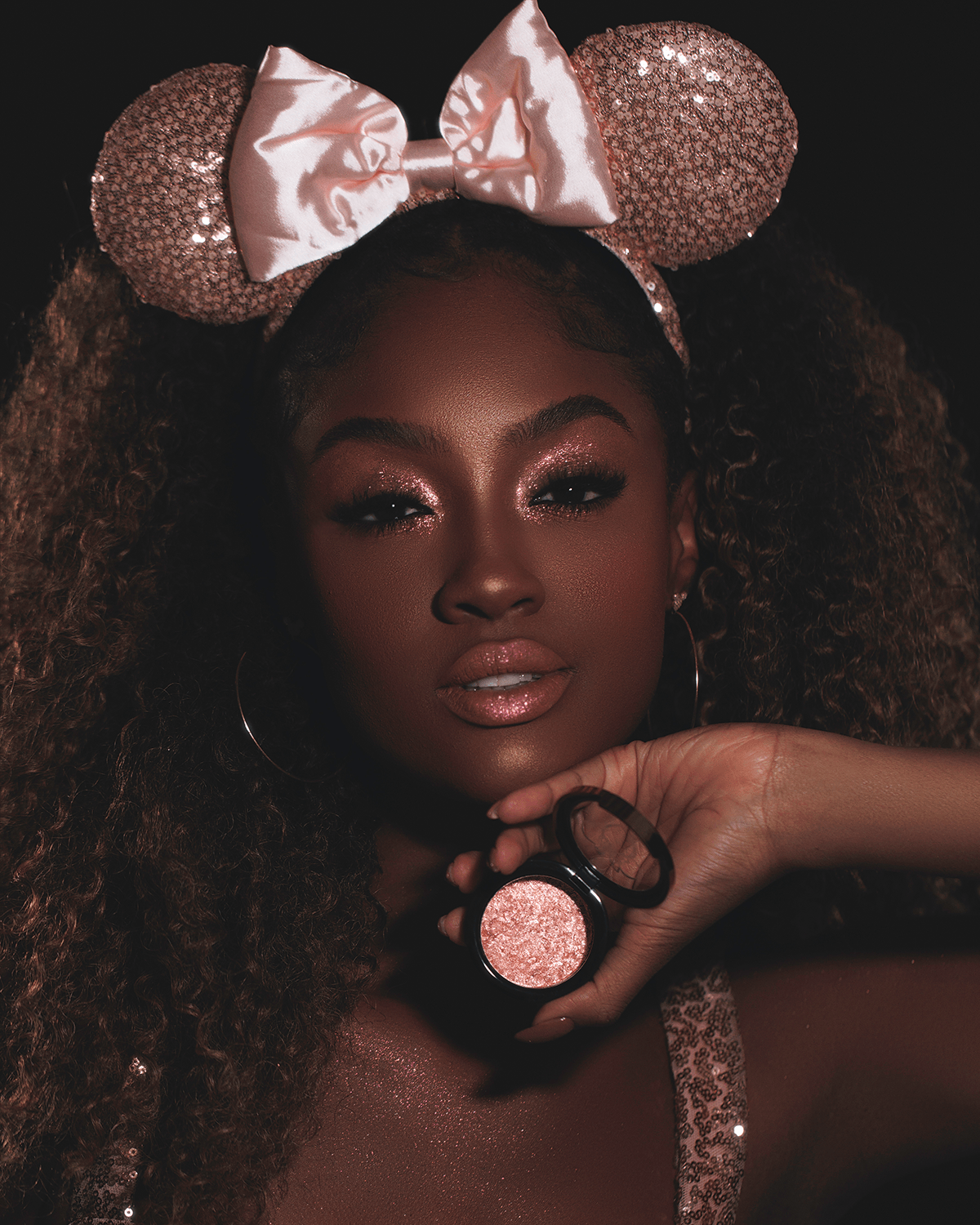 Mirror Sequin Effect Minnie Mouse | Bruna Tavares