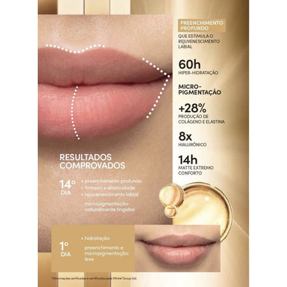 Batom Microplastia - Nude Rosado 3,3g | Eudora Glam