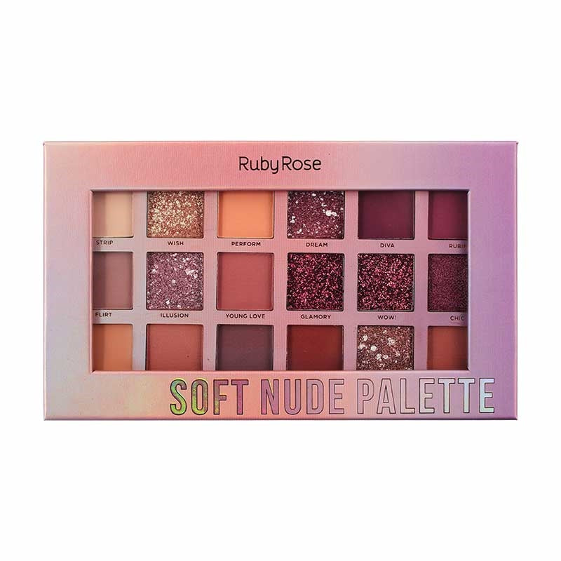 Paleta de Sombra - Soft Nude Palette | Ruby Rose