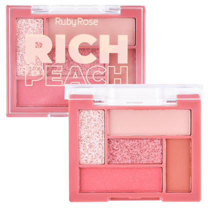 Paleta de Sombras - Such Pallete Rich Peach 2 | Ruby Rose