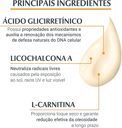 Protetor Solar Sun Oil Control Creme-Gel FPS60 - Eucerin