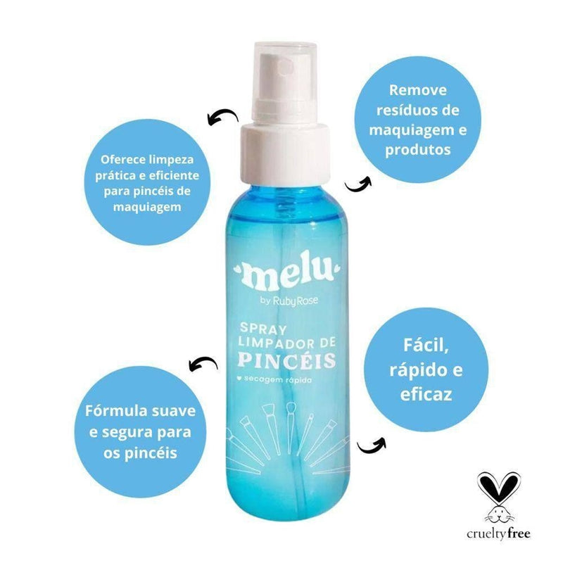 Spray Limpador de Pinceis | Melu by Ruby Rose