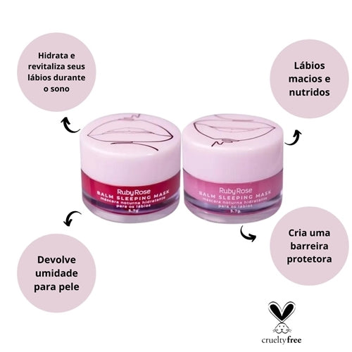 Balm Sleeping Mask Hidratante Labial Noturno | Ruby Rose