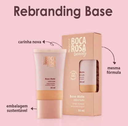 Base Mate 30ml - 01 Maria | Boca Rosa By Payot