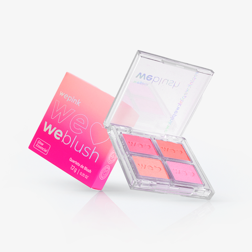 Weblush - Quarteto de Blush 7,2g | Wepink