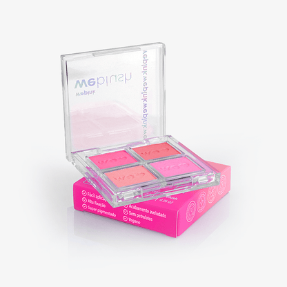 Weblush - Quarteto de Blush 7,2g | Wepink